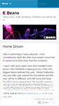 Mobile Screenshot of ebeans.wordpress.com