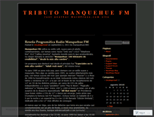 Tablet Screenshot of manquehue1985.wordpress.com