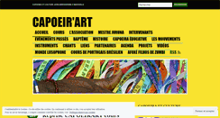 Desktop Screenshot of capoeirart.wordpress.com