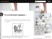 Tablet Screenshot of lovelaughterluxury.wordpress.com