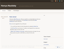 Tablet Screenshot of harsya19.wordpress.com
