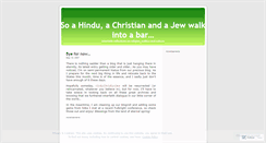 Desktop Screenshot of hinduchristianjew.wordpress.com