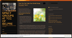 Desktop Screenshot of mpactgroupstcc.wordpress.com
