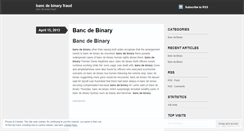 Desktop Screenshot of infotrac.bancdebinaryfraud.wordpress.com