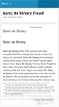 Mobile Screenshot of infotrac.bancdebinaryfraud.wordpress.com