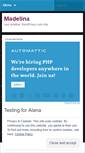 Mobile Screenshot of madelinas.wordpress.com