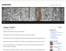 Tablet Screenshot of canhchim.wordpress.com