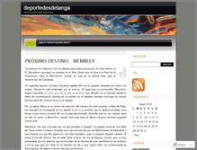 Tablet Screenshot of deportedesdelanga.wordpress.com