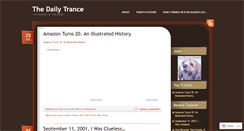 Desktop Screenshot of dailytrance.wordpress.com