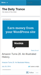 Mobile Screenshot of dailytrance.wordpress.com