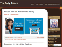 Tablet Screenshot of dailytrance.wordpress.com