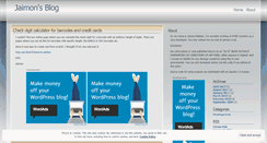 Desktop Screenshot of jaimonmathew.wordpress.com