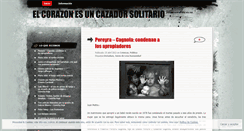 Desktop Screenshot of elcazadorsolitario.wordpress.com