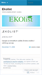 Mobile Screenshot of ekolist.wordpress.com