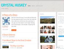 Tablet Screenshot of crystalhuskey.wordpress.com