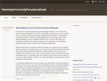 Tablet Screenshot of hennepincountyhousevalues.wordpress.com