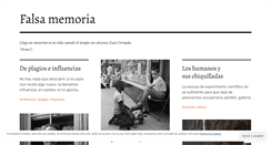 Desktop Screenshot of memorioso.wordpress.com