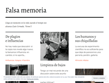 Tablet Screenshot of memorioso.wordpress.com