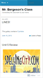 Mobile Screenshot of mrbergeson.wordpress.com