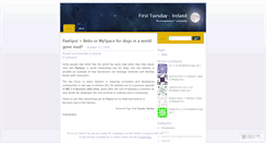 Desktop Screenshot of firsttuesday.wordpress.com