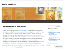 Tablet Screenshot of jesusmorrison.wordpress.com