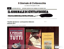 Tablet Screenshot of ilgiornaledicivitavecchia.wordpress.com