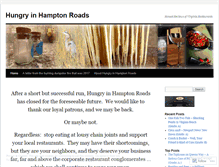 Tablet Screenshot of hungryinhamptonroads.wordpress.com