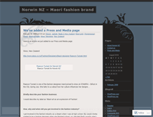 Tablet Screenshot of norwinnz.wordpress.com
