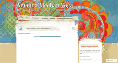 Desktop Screenshot of amandameehanyoga.wordpress.com
