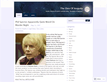 Tablet Screenshot of iniquity.wordpress.com