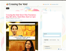 Tablet Screenshot of crossingthevoid2010.wordpress.com