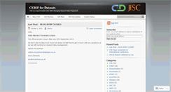 Desktop Screenshot of cerif4datasets.wordpress.com
