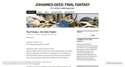 Desktop Screenshot of finalfan.wordpress.com