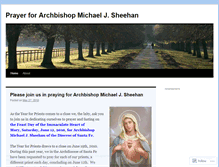 Tablet Screenshot of motherofmercy.wordpress.com