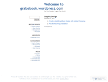 Tablet Screenshot of grabebook.wordpress.com