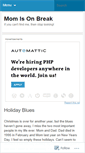 Mobile Screenshot of becauseimmom.wordpress.com