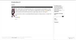 Desktop Screenshot of fashiolina.wordpress.com