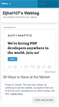 Mobile Screenshot of djhal107.wordpress.com