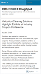 Mobile Screenshot of couponex.wordpress.com