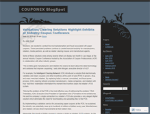 Tablet Screenshot of couponex.wordpress.com