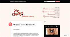 Desktop Screenshot of creativepresentes.wordpress.com