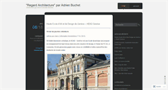 Desktop Screenshot of adrienbuchet.wordpress.com