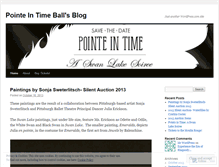 Tablet Screenshot of pointeintimeball.wordpress.com