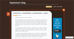 Desktop Screenshot of deplictisol.wordpress.com