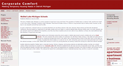 Desktop Screenshot of aboutcorporatecomfort.wordpress.com