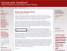 Tablet Screenshot of aboutcorporatecomfort.wordpress.com