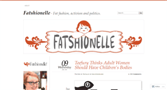 Desktop Screenshot of fatshionelle.wordpress.com