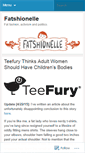 Mobile Screenshot of fatshionelle.wordpress.com