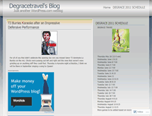 Tablet Screenshot of degracetravel.wordpress.com