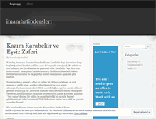 Tablet Screenshot of imamhatipdersleri.wordpress.com